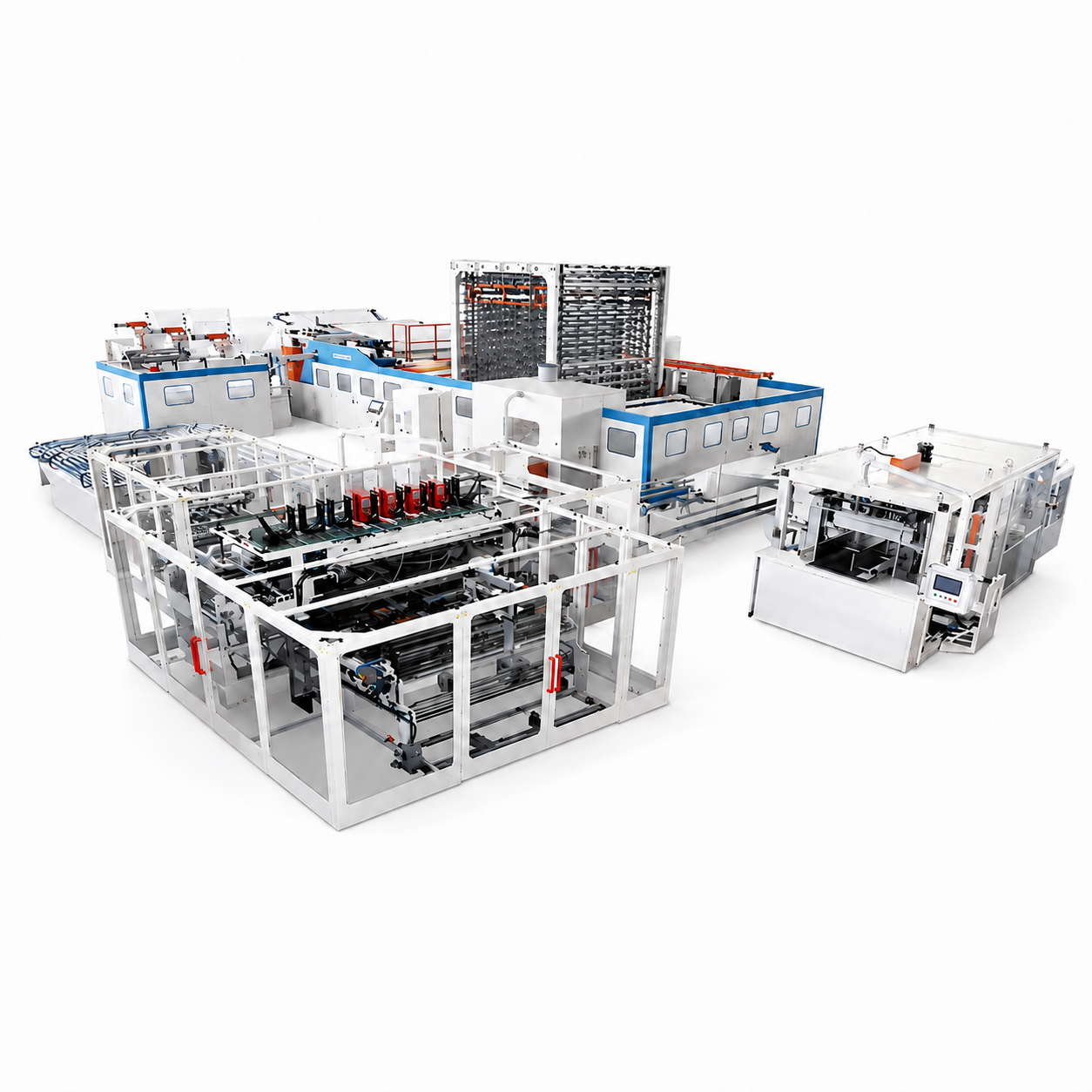 YD-PL550C Coreless Rewinder Line